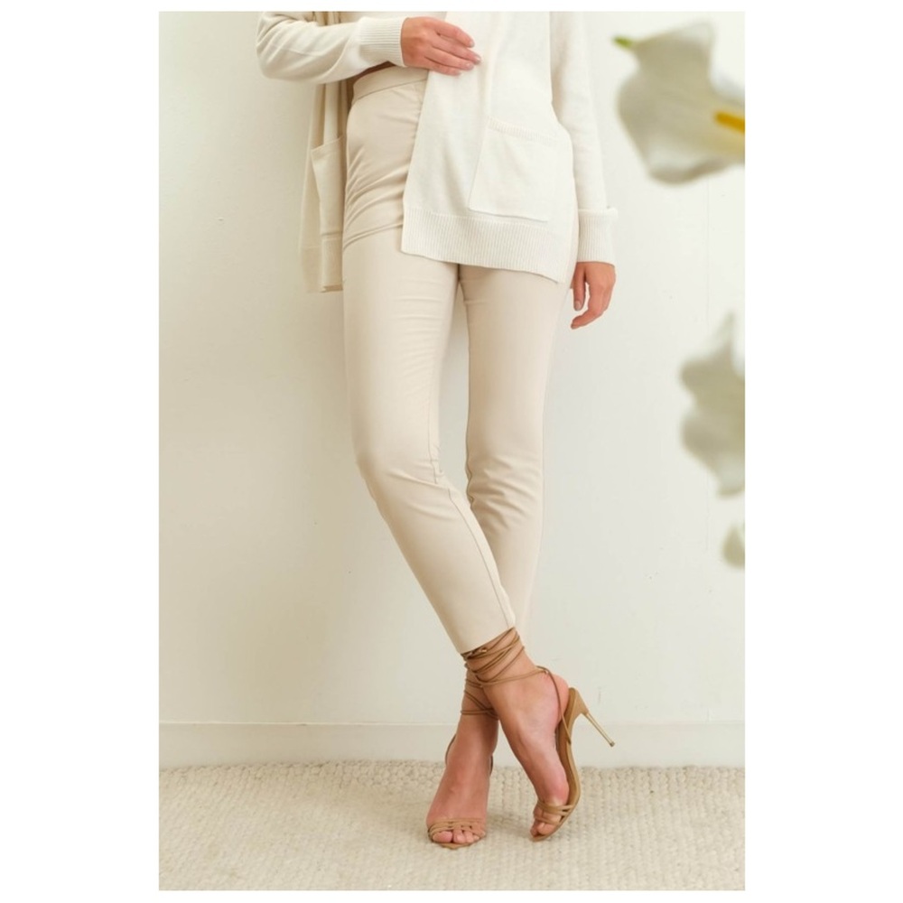 Solid Pixie Pants Khaki - image 1